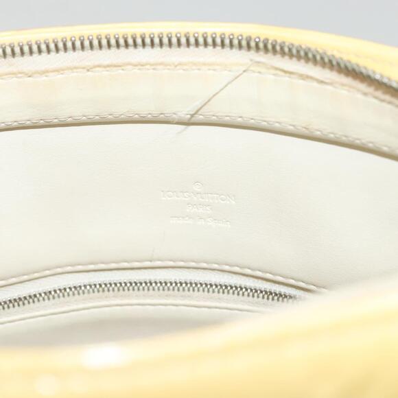 LOUIS VUITTON Monogram Vernis Houston Hand Bag Perle M91342 - Picture 15 of 16